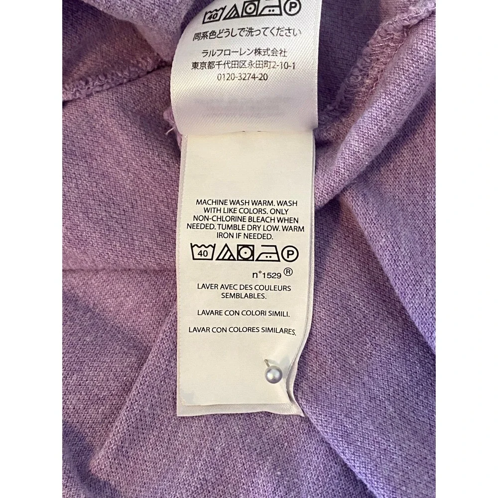 Polo Ralph Lauren Polo Shirt Men XXL Purple Classic Fit Pique Short Sleeve Pony‎